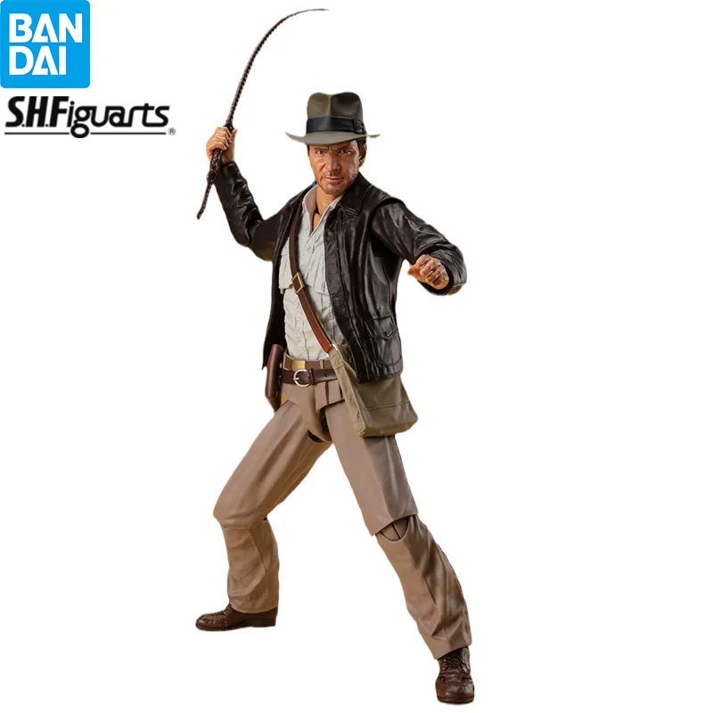 Bandai-Figurine Originale S.H.Figuarts Indiana Jones, Anime, Raiders of the Lost Peripheria, Modèle d'Action, Jouets à Collectionner, Cadeau