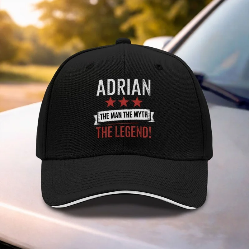 Adrian Legendary Printed Baseball Cap for Men Unisex Adjustable Outdoor Casual Street Sports Fitness Vacation Multiple Colors