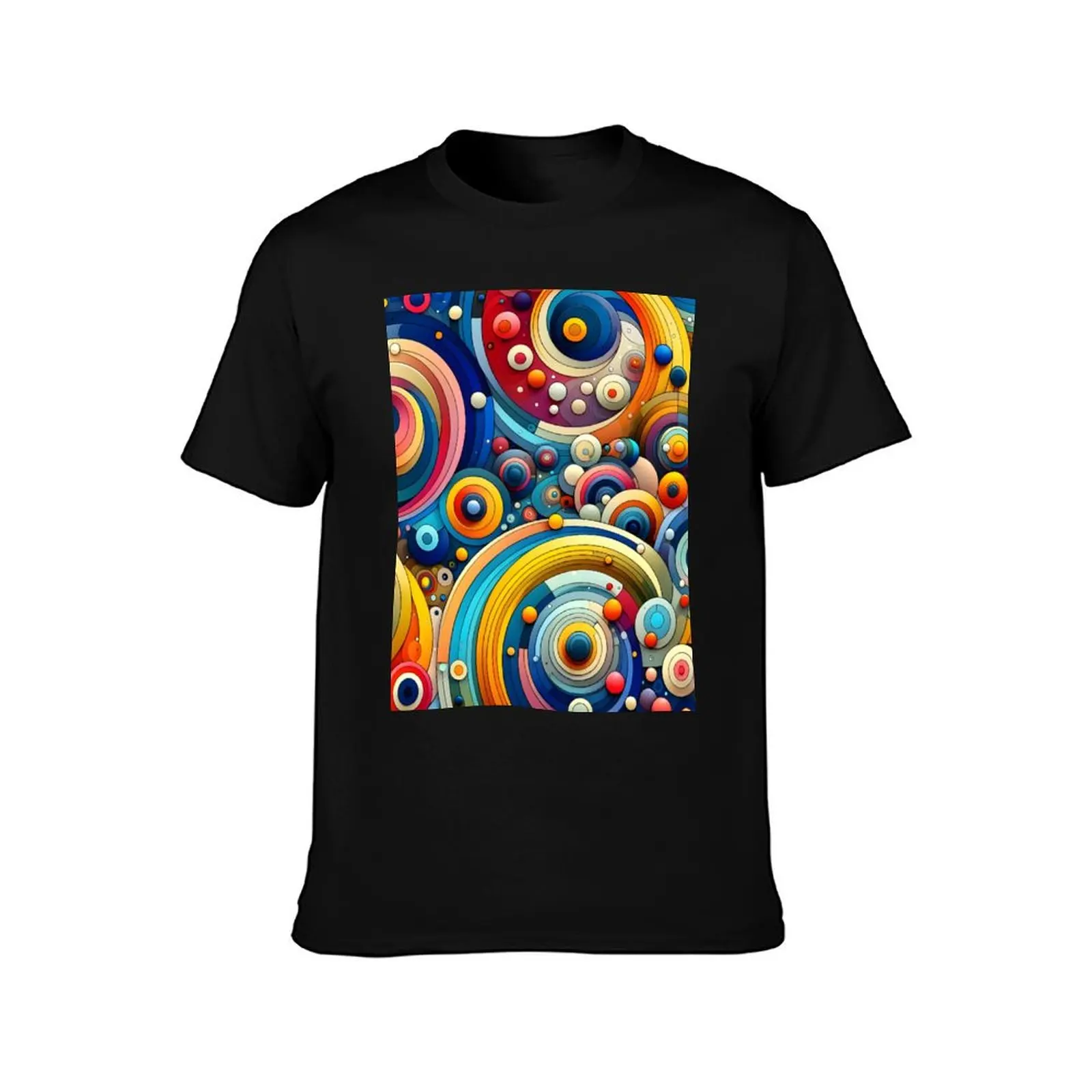 Abstract Geometric Pattern Art - Vibrant Low Poly & Isometric Design T-Shirt High Elasticity Sports T-Shirt
