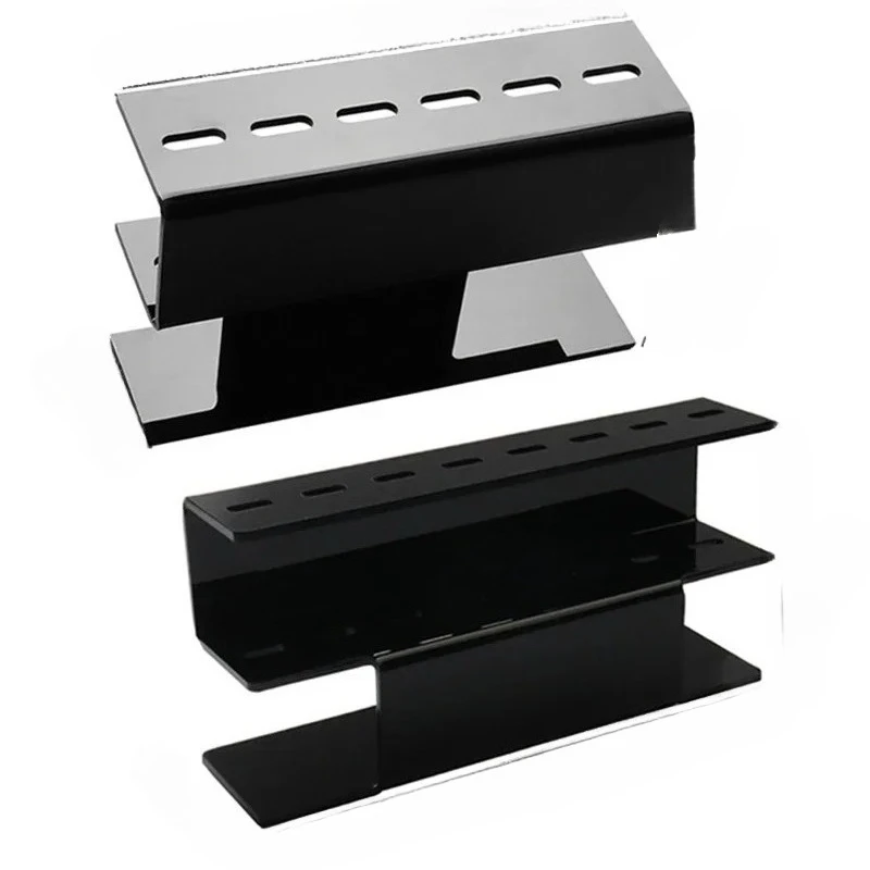 1pc pinças de cílios rack de armazenamento pinça organizador suporte de cílios ferramentas maquiagem beleza extensão prateleira 6/8 furos