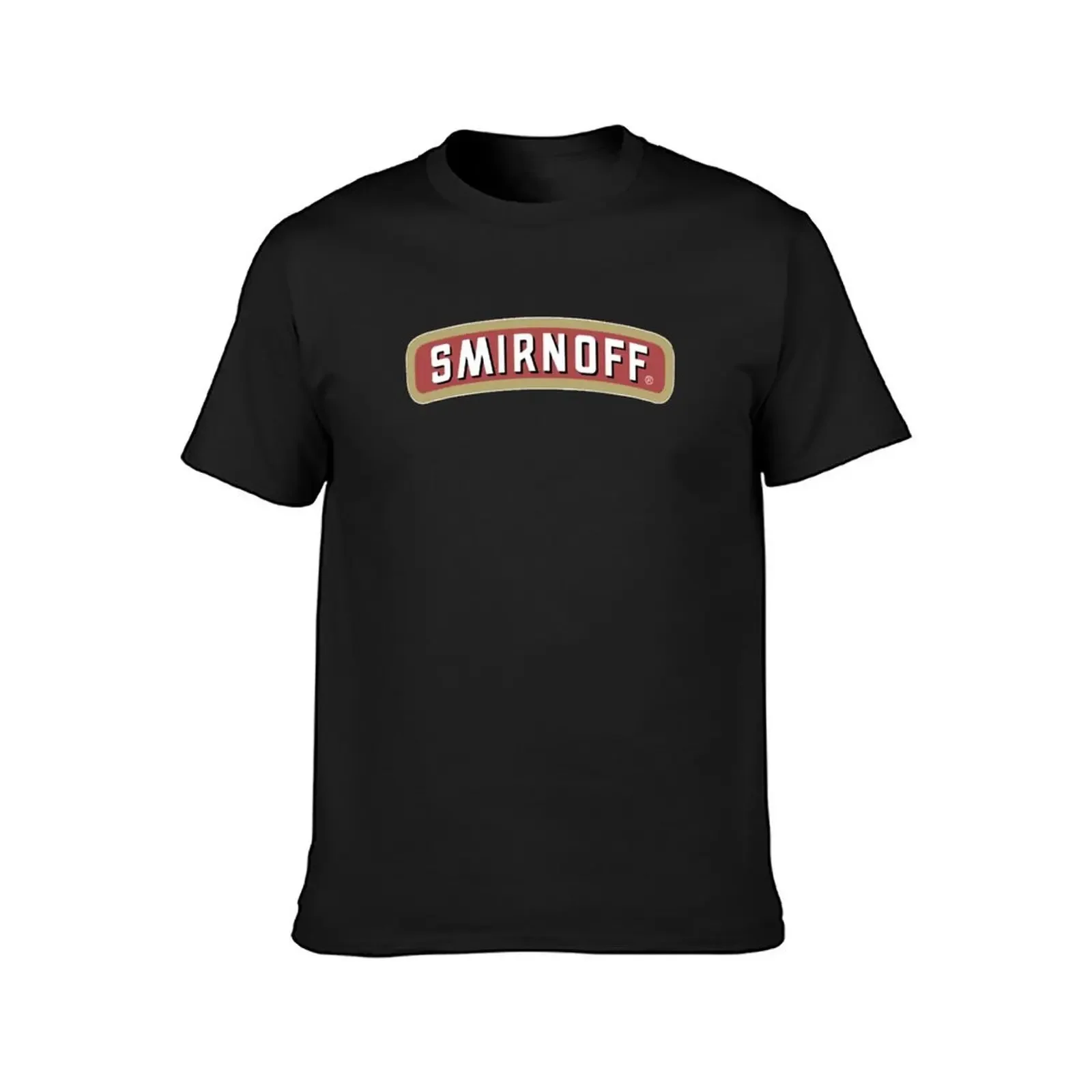 Smirnoff Vodka logo T-Shirt anime clothes sports fans Men's clothing