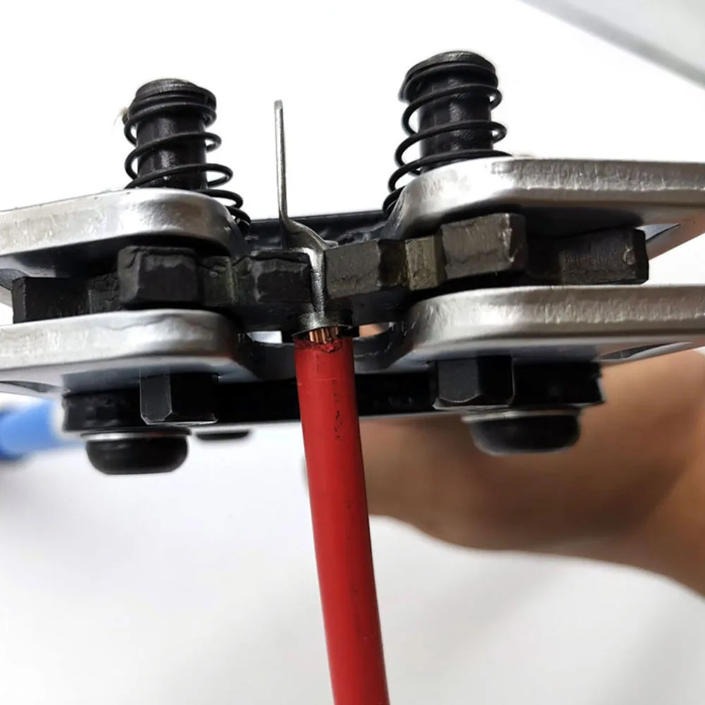 Imagem -04 - Cabo de Bateria Lug Crimping Tool Heavy Duty Fio Lug Tube Terminal Crimper Ferramentas Hex Crimp Alicadores para Awg 101 6-50 mm ² Hx50b