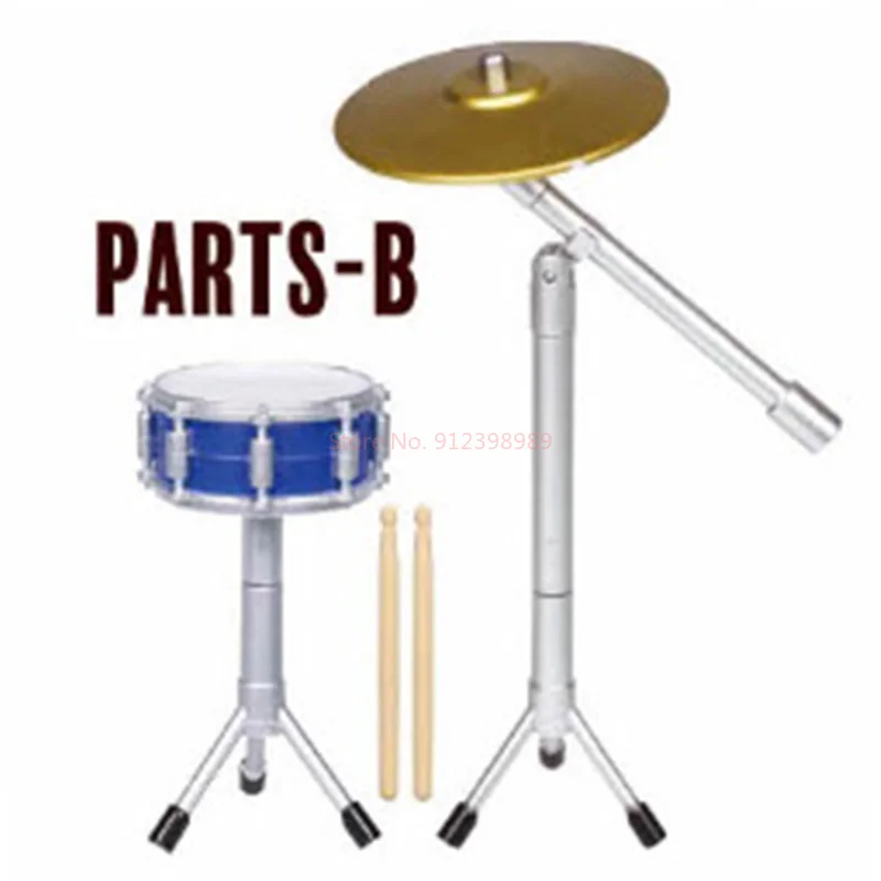 J.Dream طبلة موسيقى الجاز الصغيرة نموذج سلسلة 3 مجموعة طبلة مصغرة مزيج آلة موسيقية نموذج جمع حلية عمل الشكل