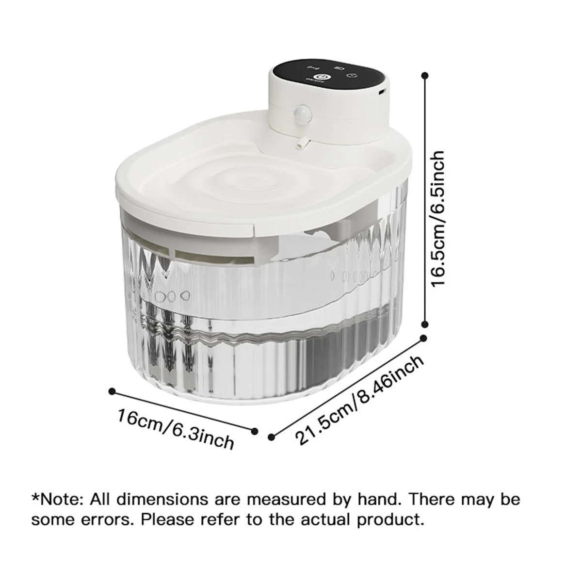 Cat Water Fountain Auto Recirculate Filter Large Capacity Filtring Cat Water Drinker Mute Cats Water Dispenser