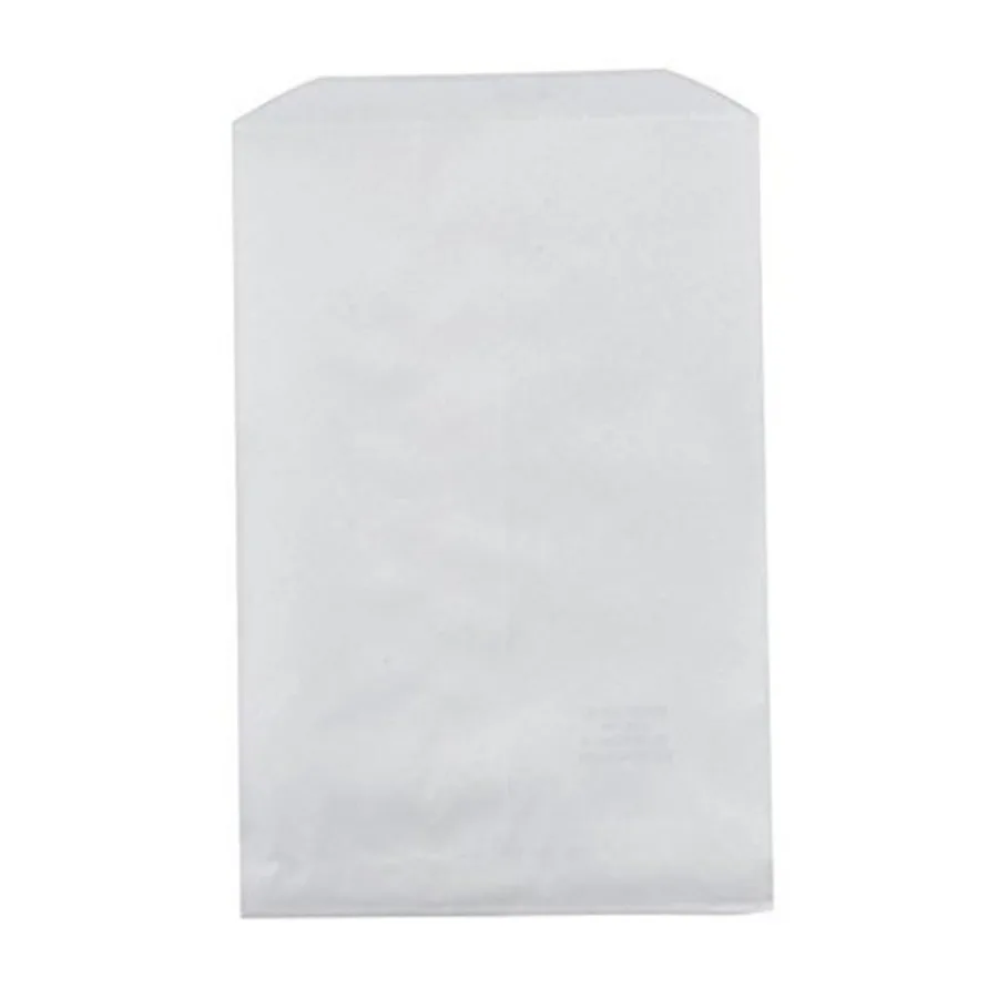 100 Pack White Kraft Paper Bags, 6