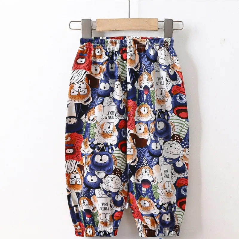 Boys Children Ankle-length Pants for Baby Girls Pants Harem Pants for Kids Child 2-6 Years DS19