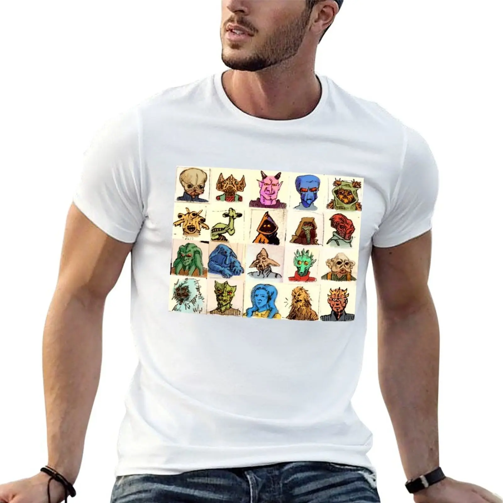 

t man of for cotton graphic t vintage tshirt shirts shirts man the Aliens T-Shirt Galaxy anime