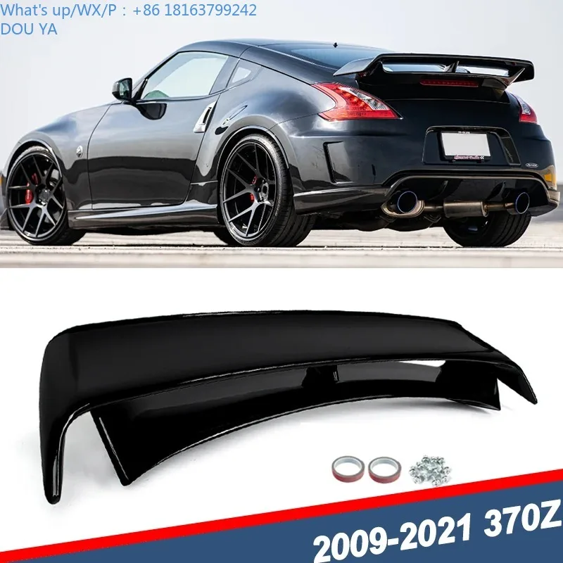 

Nismo Style Rear Trunk Spoiler Wing Gloss Black Fits For Nissan 370Z Z34 2009 2010 2011 2012 2013 2014-2021 Rear Roof Spoiler