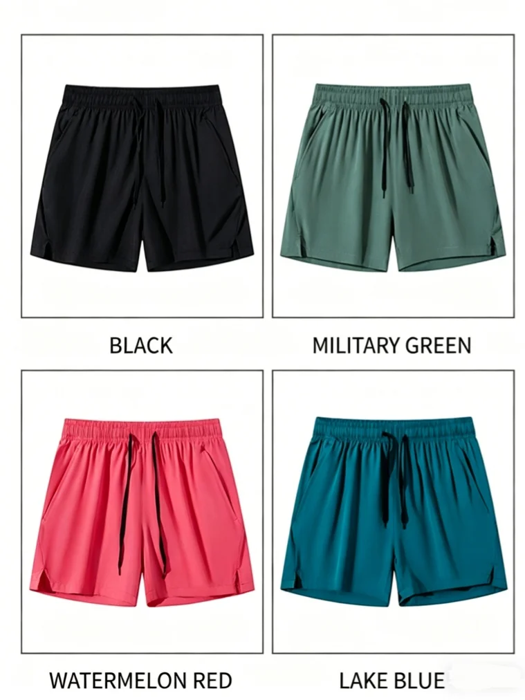 

Running Shorts Summer Gym Sportswear Men Jogging Outdoor Sports Shorts Fitness Man Quick Dry Breathable Pants Male Clothing