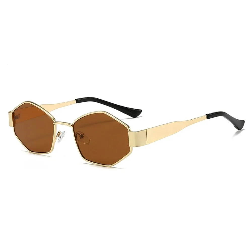 

Luxury Metal Frame Rhombus Sunglasses UV400 Protection Scratch Resistant Women Eyewear Sun Glasses Men