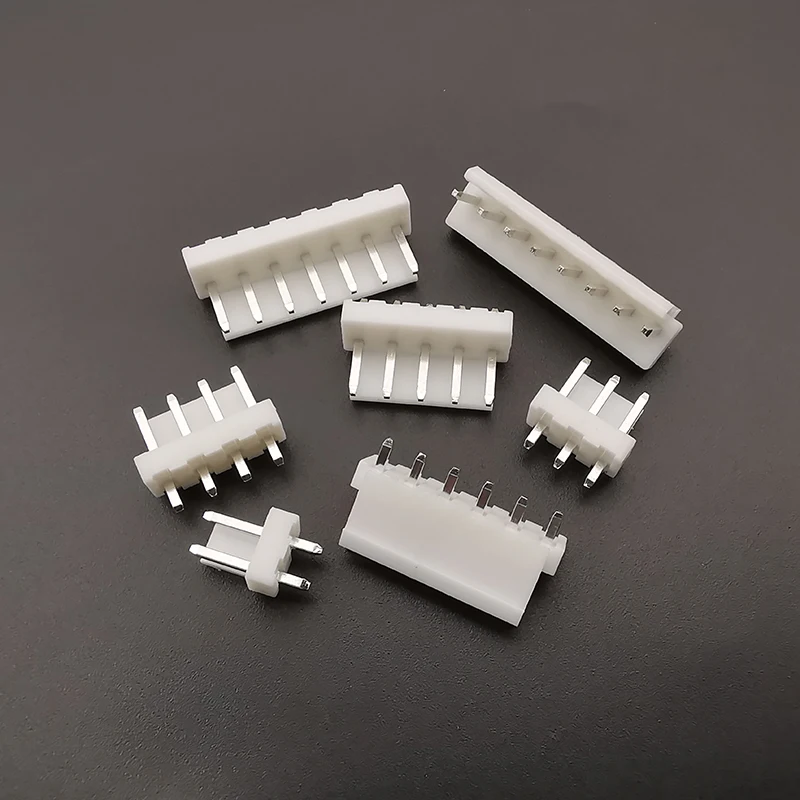 20Pcs JST VH 3.96mm Pitch Housing Connector VH3.96 2/3/4/5/6/7/8 Pin Straight Male Plug Female Socket White Plastic Shell Header
