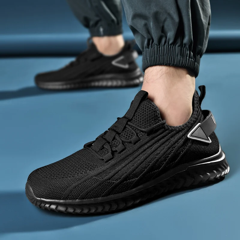 

Big Size 39-48 Men Tennis Sports Shoes Ultra Light Breathable Mesh Sock Sneakers Male Footwear Tenis Masculino Zapatillas Hombre