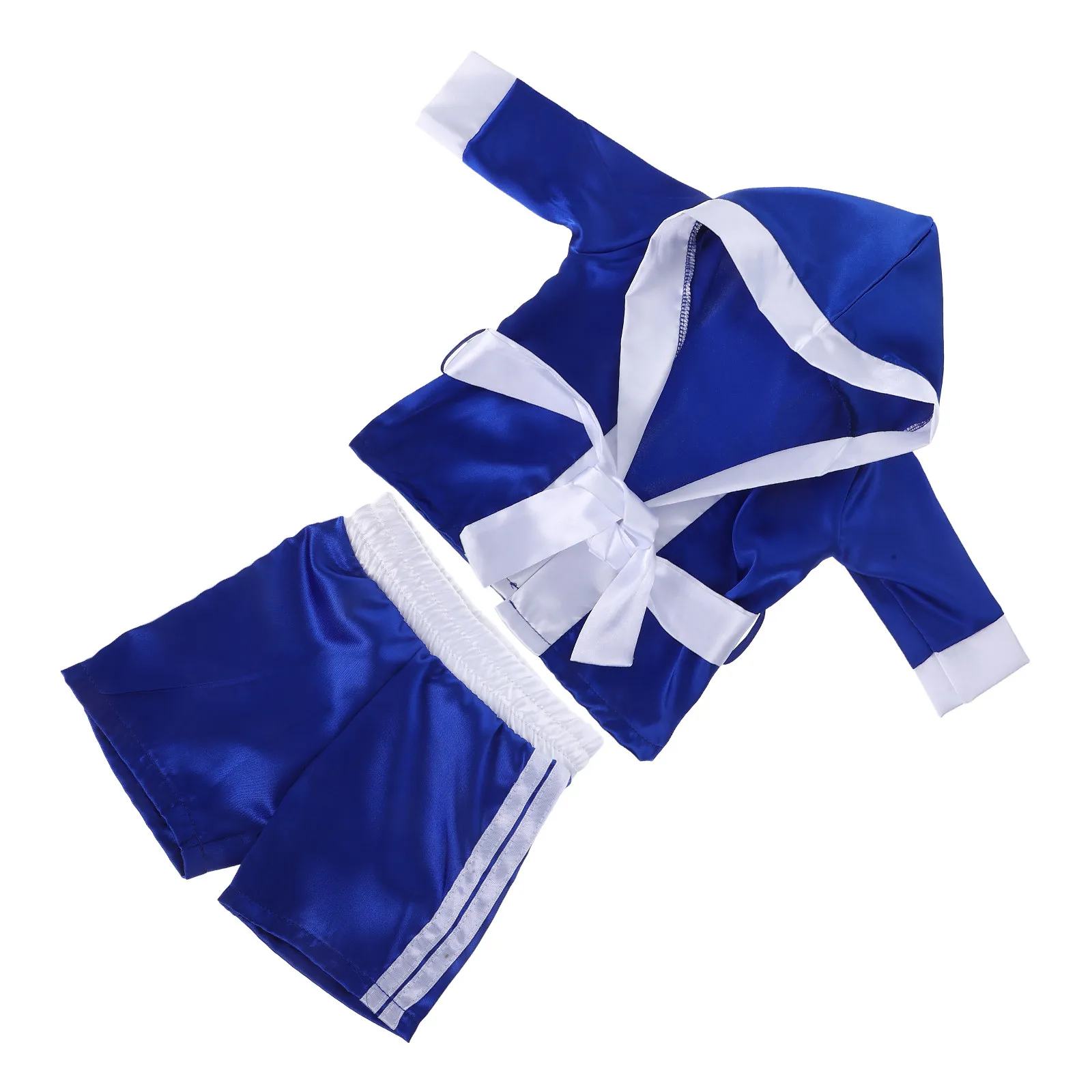 1 set Newborn Photography Outfit Soft Infant Baby Costume Halloween Christmas New Year Baby Boy Boxing Outfit Prop