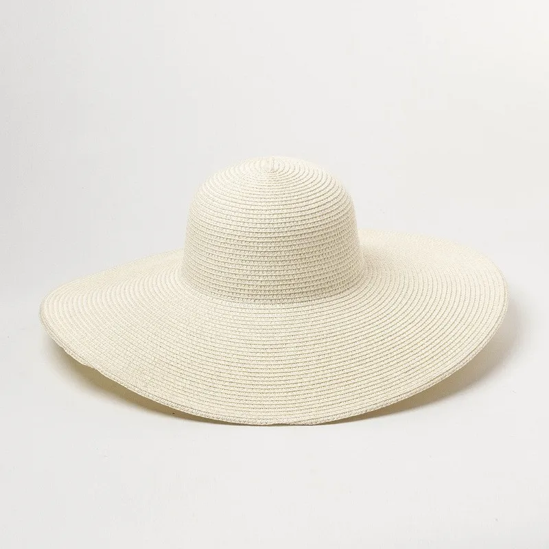 

Summer sunscreen big edge beach straw hat handmade DIY creative dress up light board hat billet travel visor