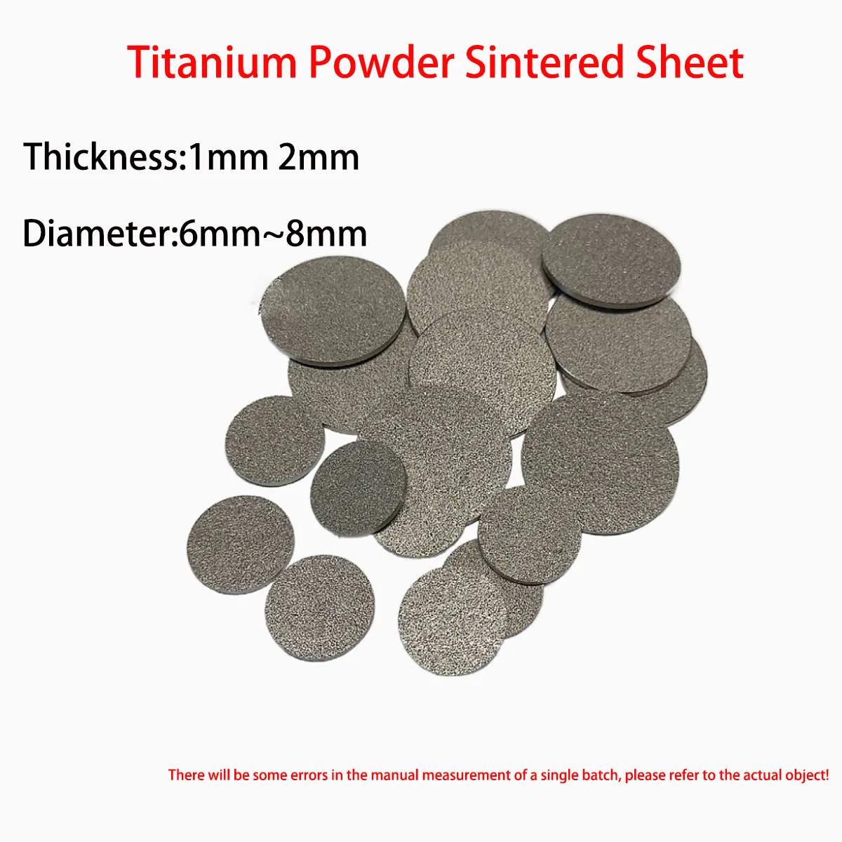 Porous Foam Titanium Plate, Microporous Titanium Powder Sintered Disc, Precision Metal Sintered Filter Plate