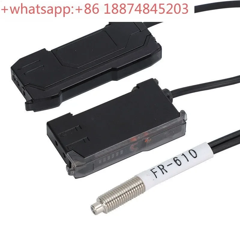 RoRuS1pcs E-ZJH07 Fiber Optic 08 Sensing 2 Amplifier 13-4/1/3/5/6/8/10MSMFA11-2M/38/05/06