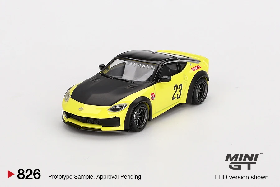 MINIGT 1/64 Nissan Silvia (S15) D-MAX # 70 D-MAX Racing 2023 GT500 GT-R (R32) NISMO GT3 auto's, model van gegoten metaal.
