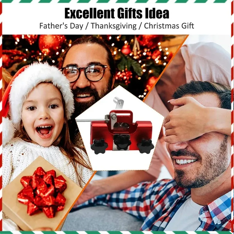 

Woodworking Chainsaw Sharpeners Set with 3 Grinding Rods Manual Chainsaw Chain Sharpening Tool for Electric And Gas Saws Repair