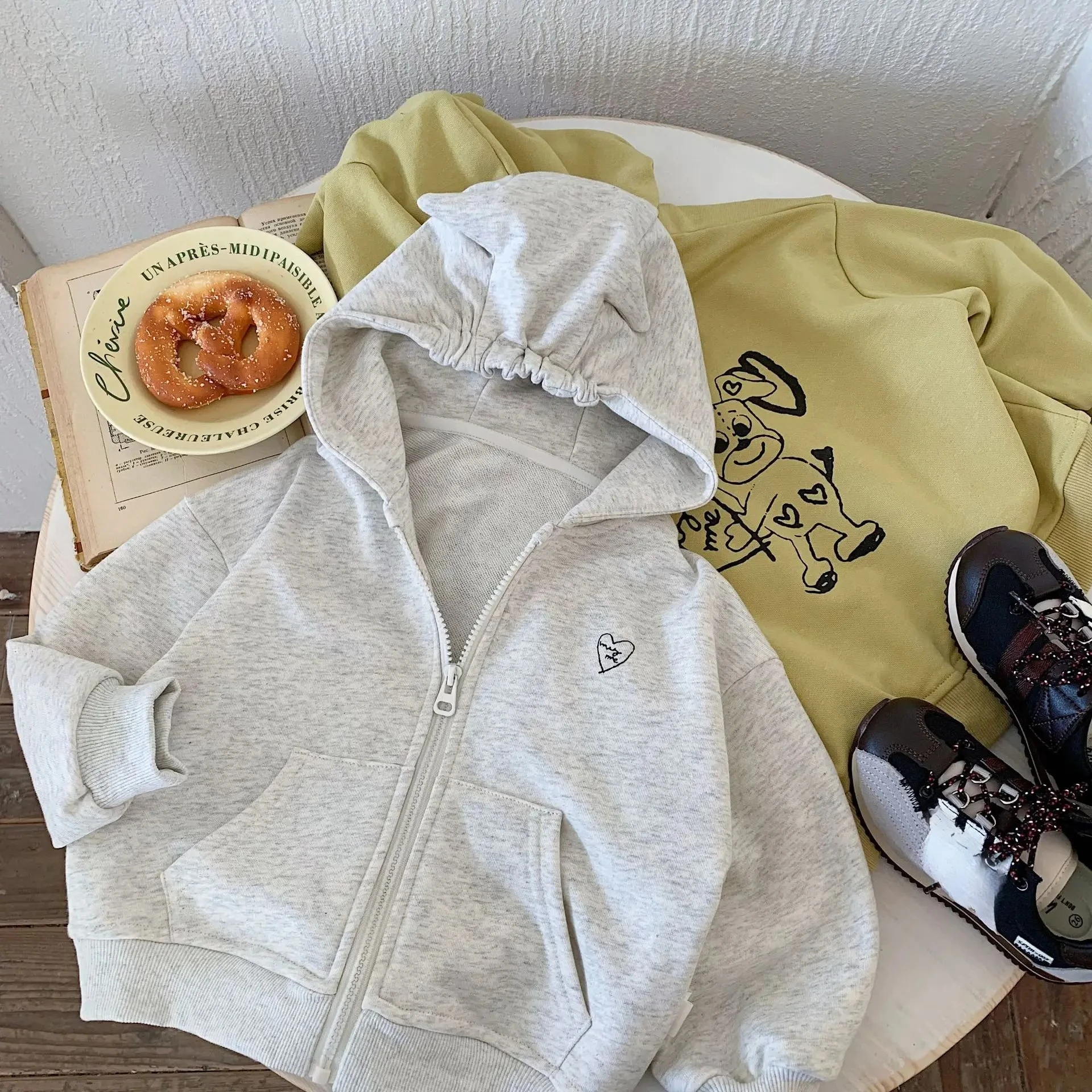 Boys Jakcets 2026 Autumn Spring Hoodies for Kids Cartoon Children Sweater Toddler Zipper Coats Girls Outfits Baby Clothing