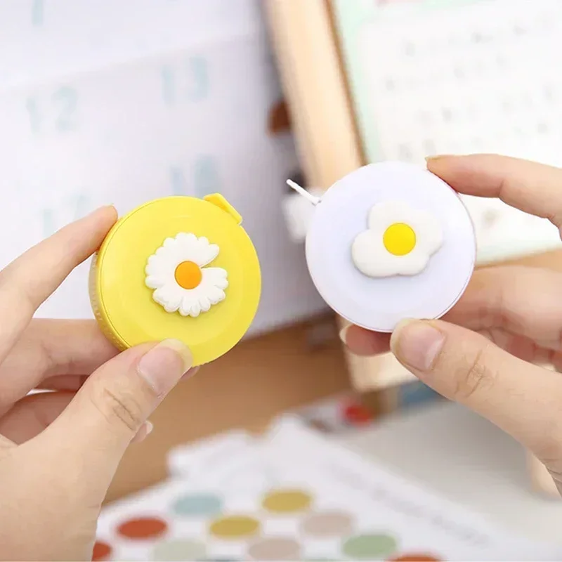 Pita Ukur Mini 150Cm Pita Ukur Tinggi Anak Penggaris Mudah Ditarik Inci Penggaris Meteran Alat Ukur Jahit