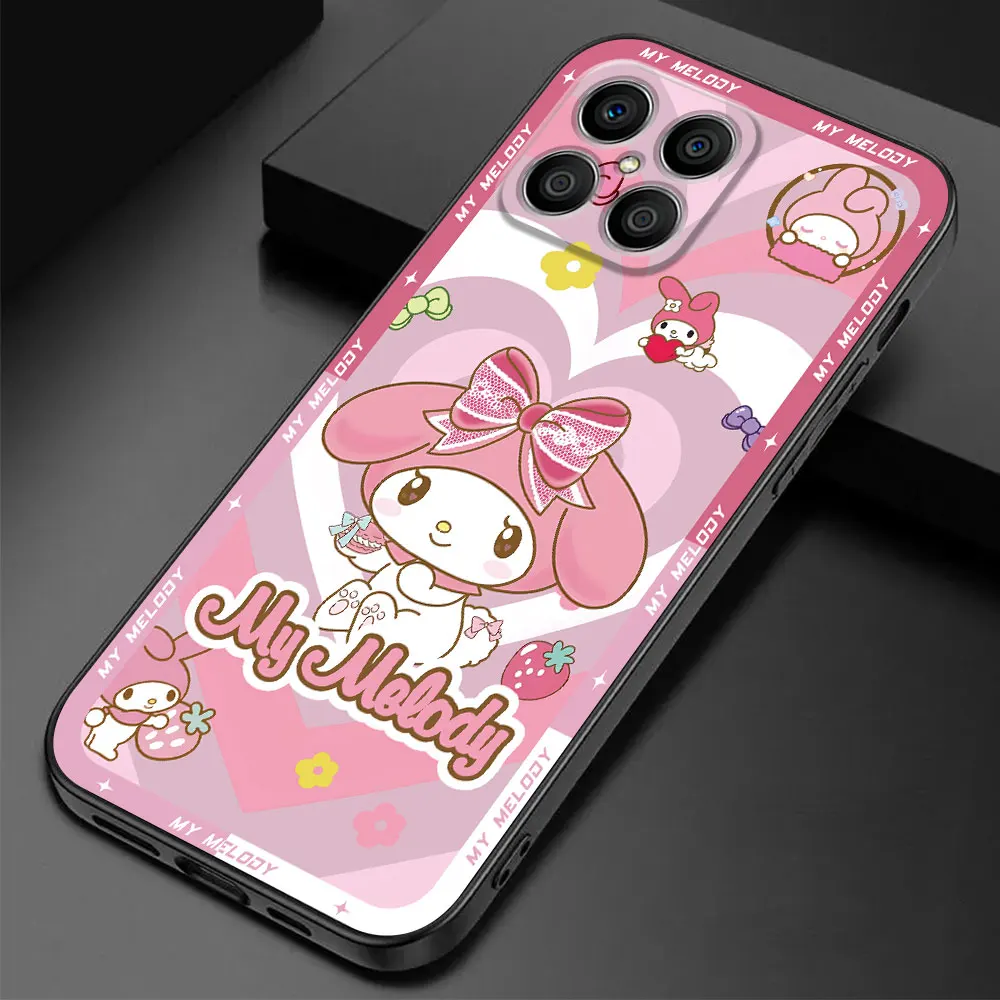 Sanrio Hello K-Kitty Kuromi Phone Case for Honor X8a X7 X6 X6a Magic5 Lite 90 Pro 70 X9a X8 8X Magic5 Funda Silicone Cover