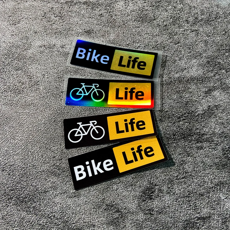 1PC Bike Life Bicycle Frame Stickers Waterproof MTB Bike Handlebars Fork Top Tube Durable Vinyl Decals Decor Cycling Accessories