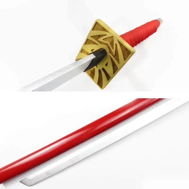 Anime BLEACH Abarai Renji Houten Zwaard Katana Zabimaru Rode Schede Cosplay Props Decoratieve