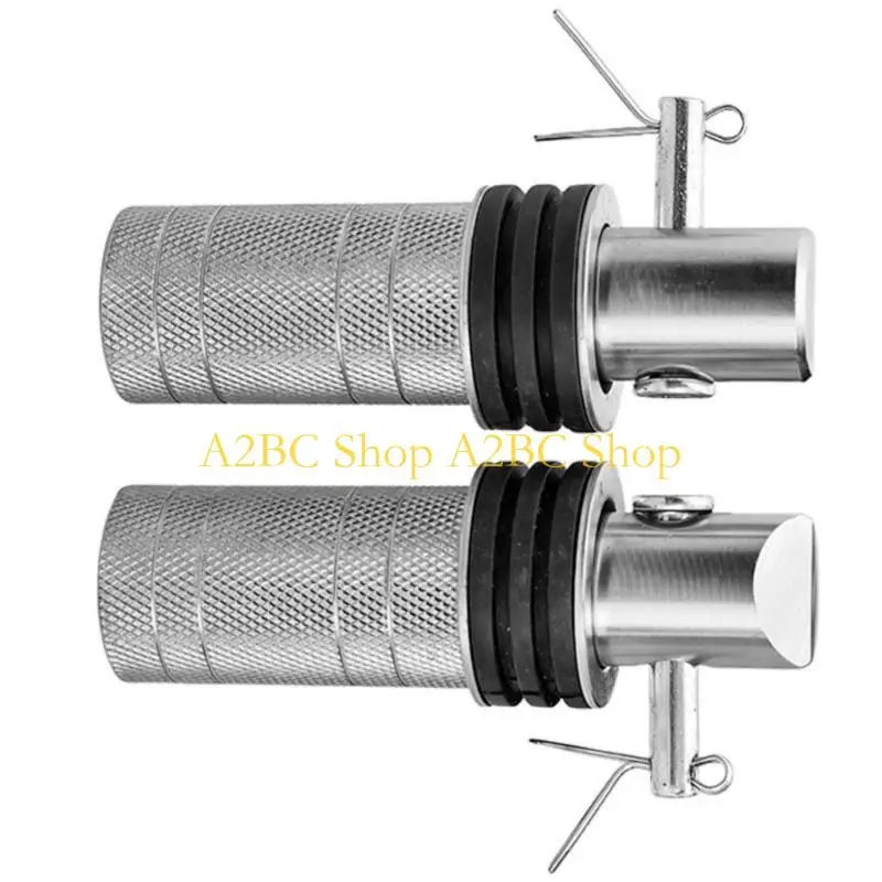 A2BC Heavy Duty Motorcycle Foot Pedals Slip Resistant Texture Easy Mounting for Bike