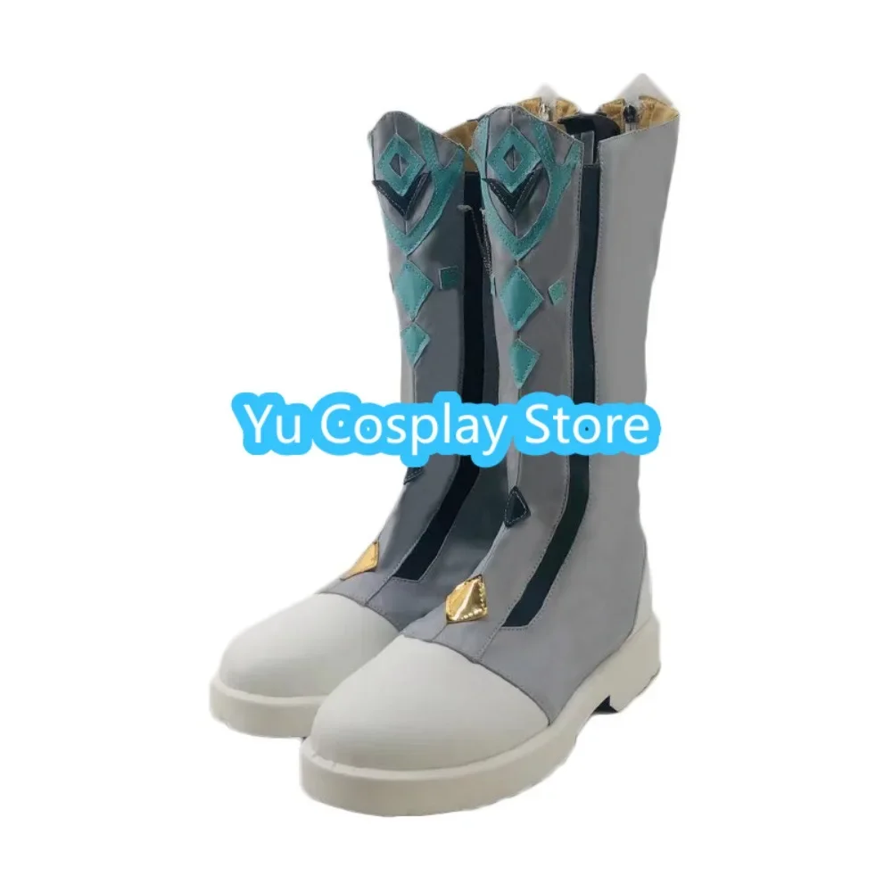 Yu Cosplay Store Genshin Impact Tartaglia Polar Star Cosplay Shoes Anime Game Role-playing Shoes Boots Halloween Party