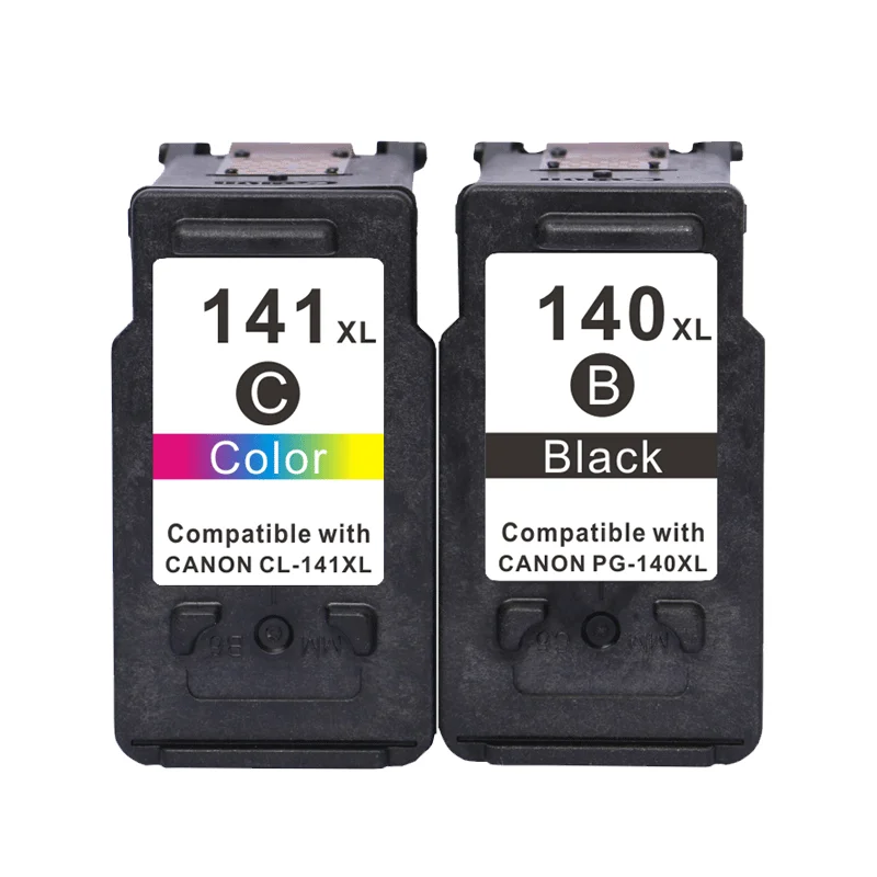 Compatible 140XL 141XL PG140 CL141 Ink Cartridge For Canon PG-140 CL-141 PIXMA MG4110 MG3210 MG3510 MG474 Printer