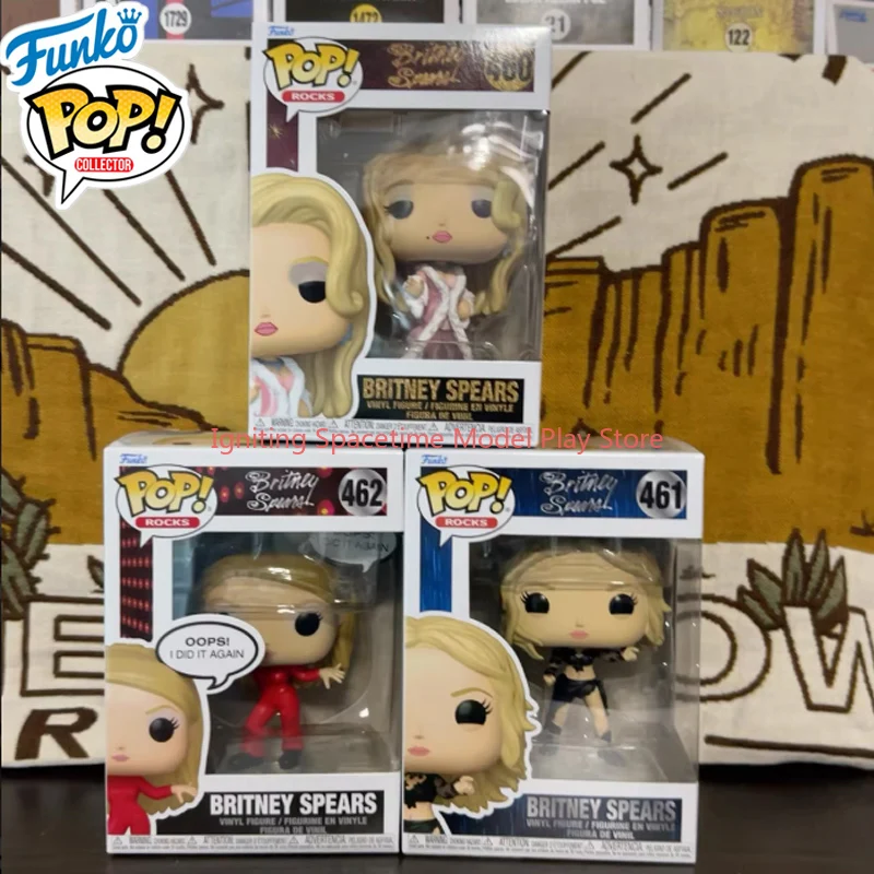 

Funko Pop Original Rocks Shakira Waka Waka # 406 Бритни Спирс, фигурка Бритни Спирс 460, игрушки для мальчиков и девочек, подарок