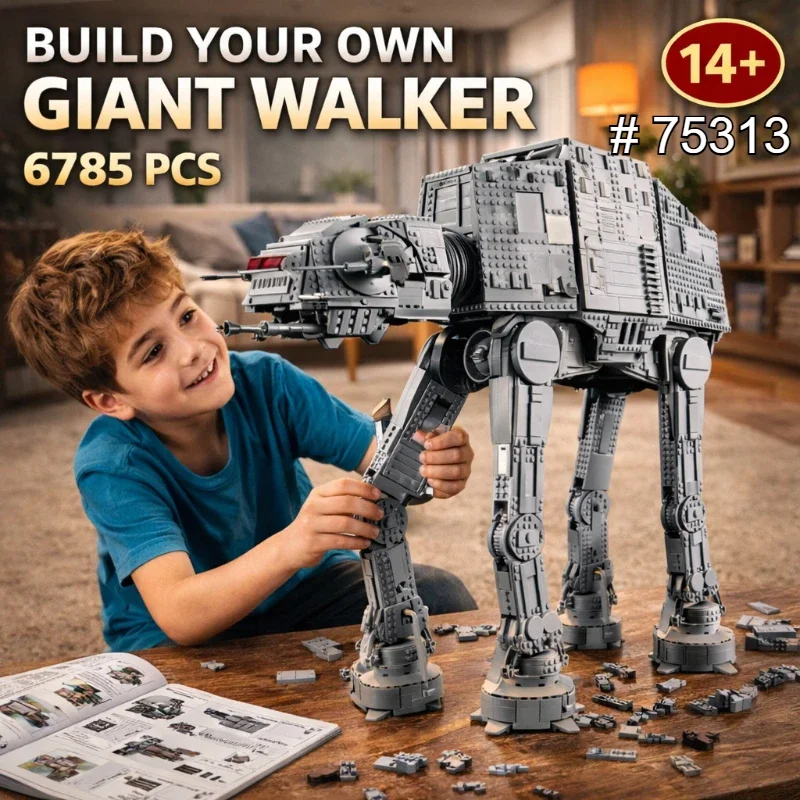 

Giant Mechanical Walker Building Blocks 6785PCS DIY Mech Model Kit for Adults Kids Gift