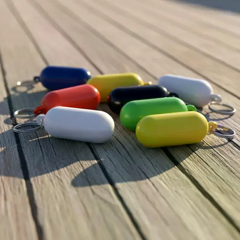 Plastic Boat Kayak Floating Keyring Replacement Marine Sailing Boat Float Keychain Boat Accessory Floating Keychain