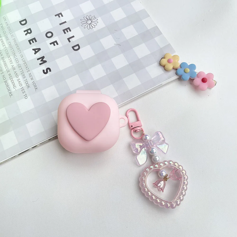 For Soundcore R50i NC Case Luxury flower / cartoon /Butterfly Keychain Earphone Silicone cover for Soundcore R50i cover