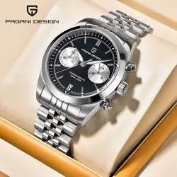 Pagani Design 2023 New Business Men's Quartz Watch Luxury Sapphire Stainless Steel Waterproof 10bar Luminous C3 reloj hombre wat