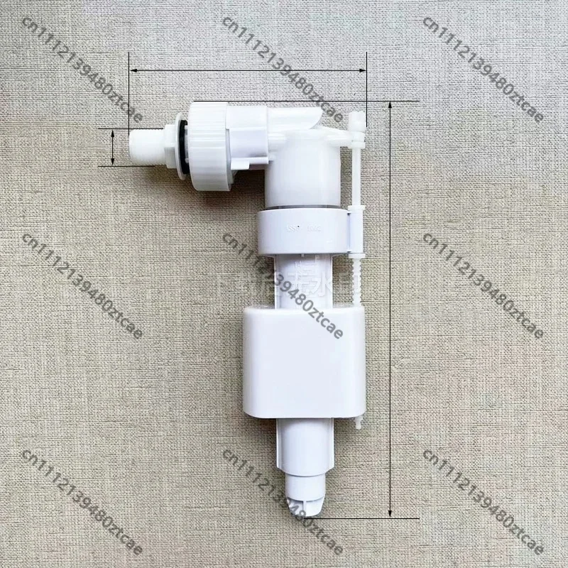 Concealed Toilet Water Tank Drain Valve, Universal Flush Outlet Valve, Durable Bathroom Fitting Repair Replacement Accessories