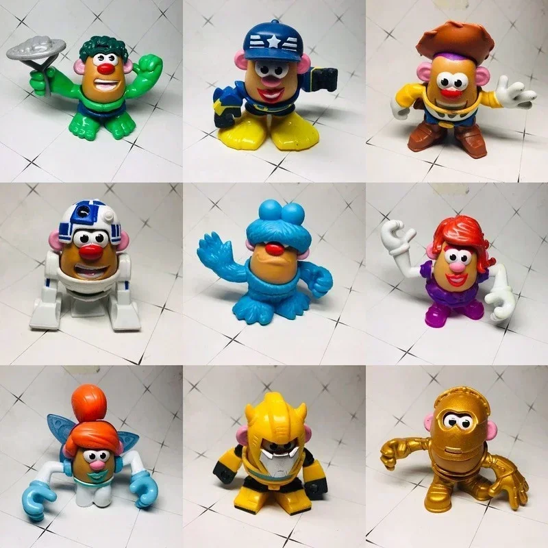 Mr Potato Head Starwar Chewbacca Darth Vader Avengers DIY Assembled Movable Doll Hulk Iron Man Anime Figure Kids Toys