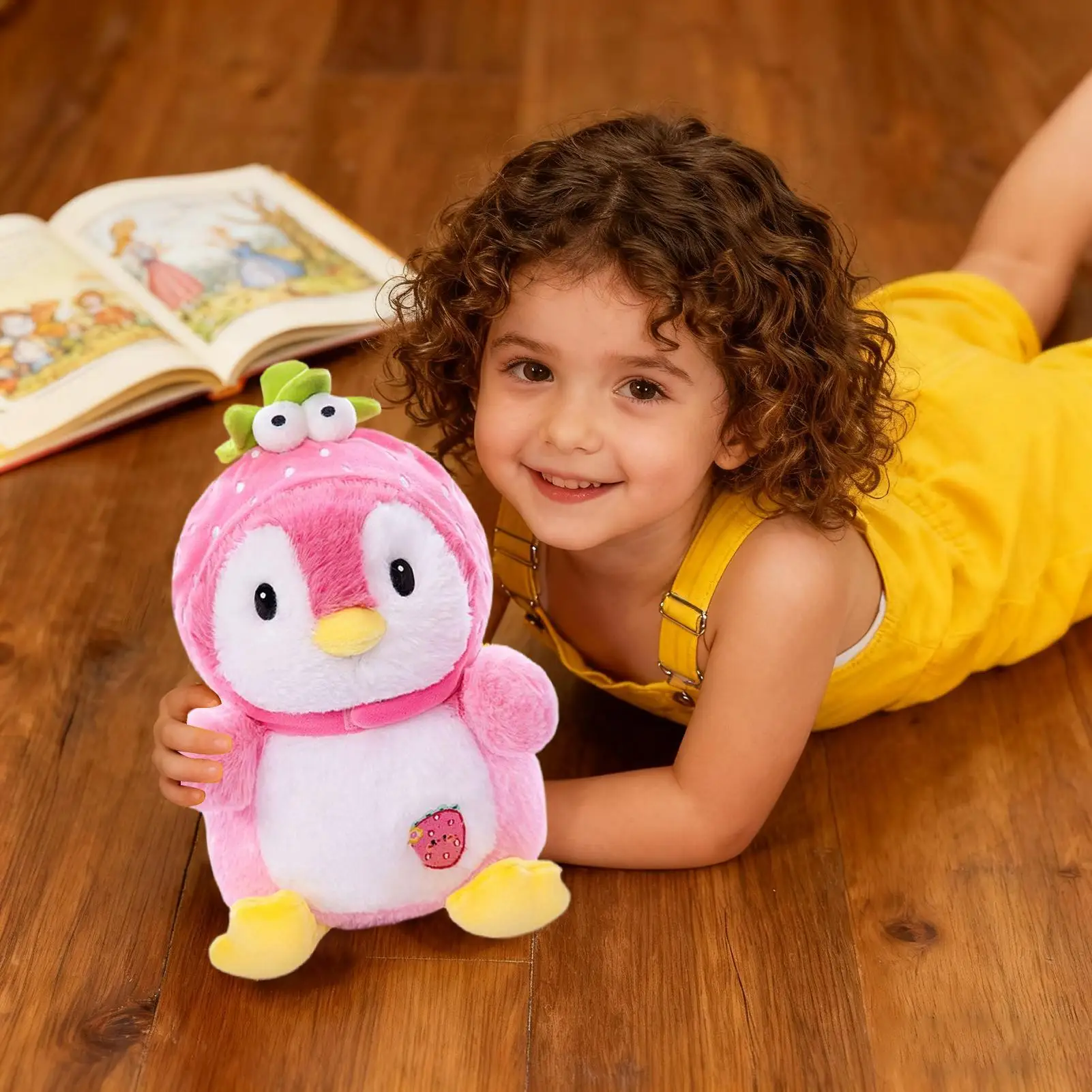 

Stuffed Animal Penguin Fruit Penguin Soft Toys Cartoon Animal Doll For Kids Teens Adults Collectors Playtime Bedtime Nursery