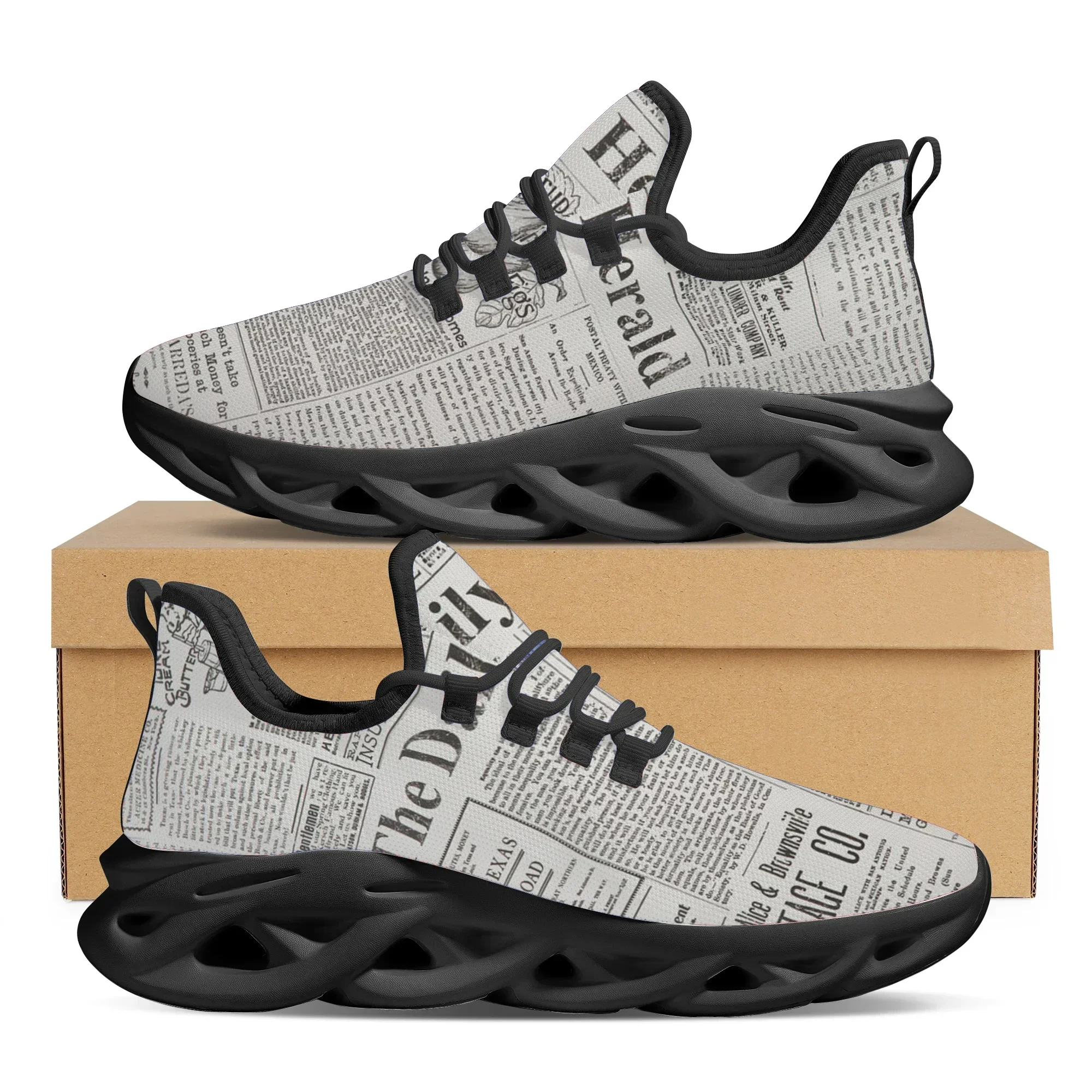 Custom Made Simple Newspaper P - Women'S Shoes For Tennis recension och pris