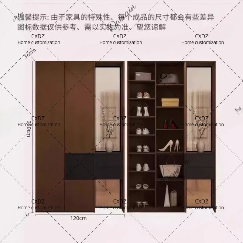 XX Cabinet For Home Use Luxury Living Room Furniture Entrance Cabinet Shoe Cabinet Front Door Screen Partition Modern Foy
