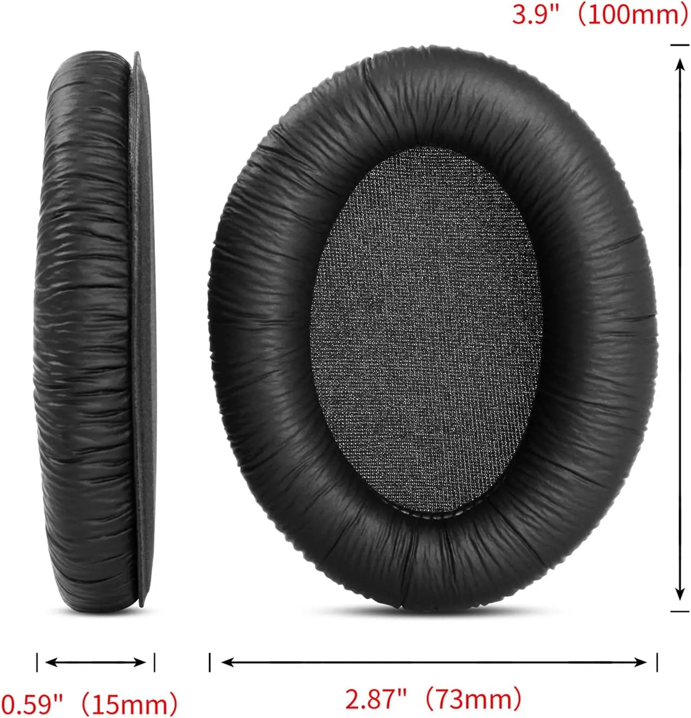 Almohadillas para los oídos, almohadillas para los oídos de repuesto compatibles con auriculares Sennheiser HD206 HD 206 HD201 HD201S HD180