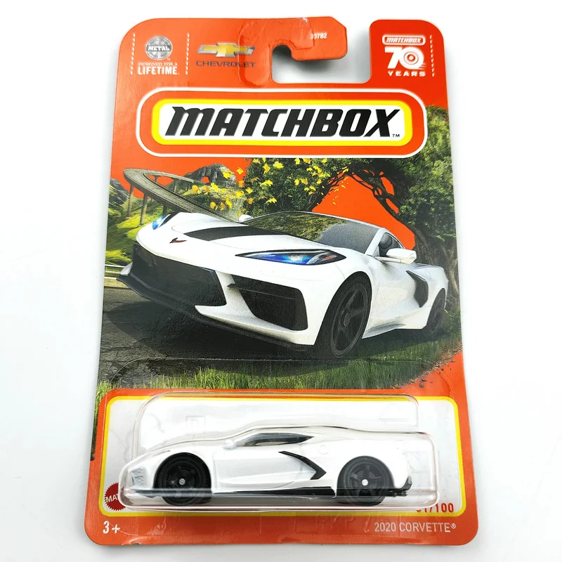 

2023 Matchbox Cars 2020 CORVETTE 1/64 Металлическая литая коллекционная модель игрушечного транспортного средства