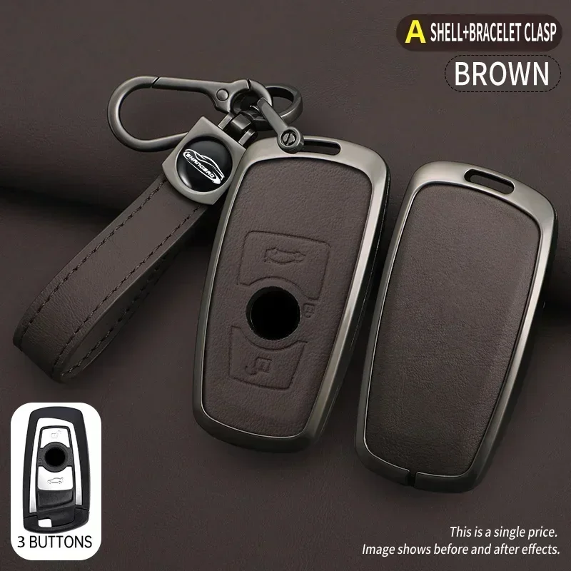 

Zinc alloy Car Remote Key Case Cover For BMW 1 2 3 4 5 6 7 Series X3 X4 X5 X6 F36 F25 F26 F30 F34 F10 F07 F20 Z10 G30 F15 F16