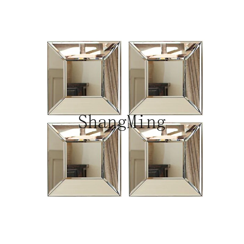 

CL light luxury living room decoration wall hanging background wall wall hanging combination mirror model room dining room