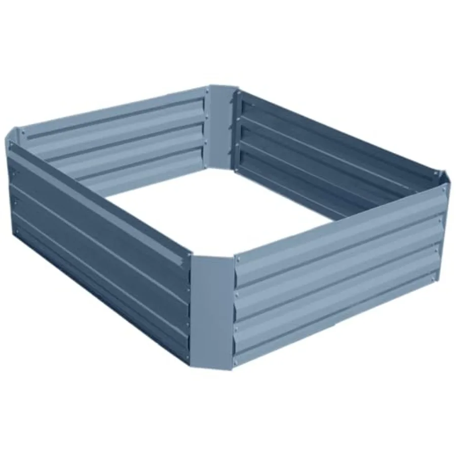 

Комплект из 3-х приподнятых грядок серого цвета, 47.3x35.4x11.8 дюймов, в стиле дерева, из прочной полимерной смолы, для сада на открытом воздухе