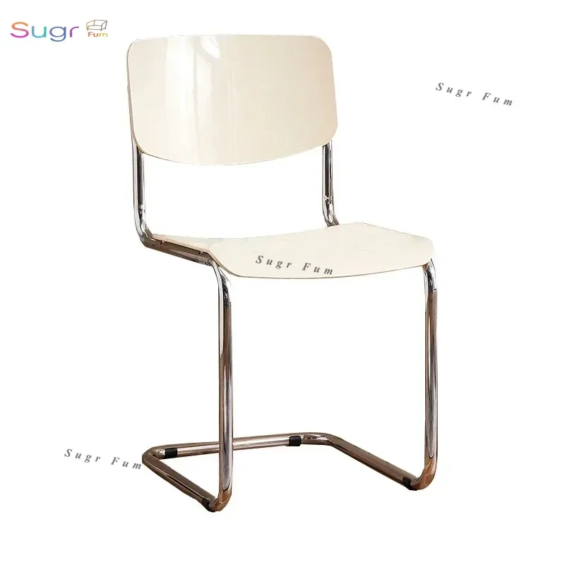 

Nordic designer ins dining chair home desk Internet celebrity simple dining table chair backrest makeup suspended