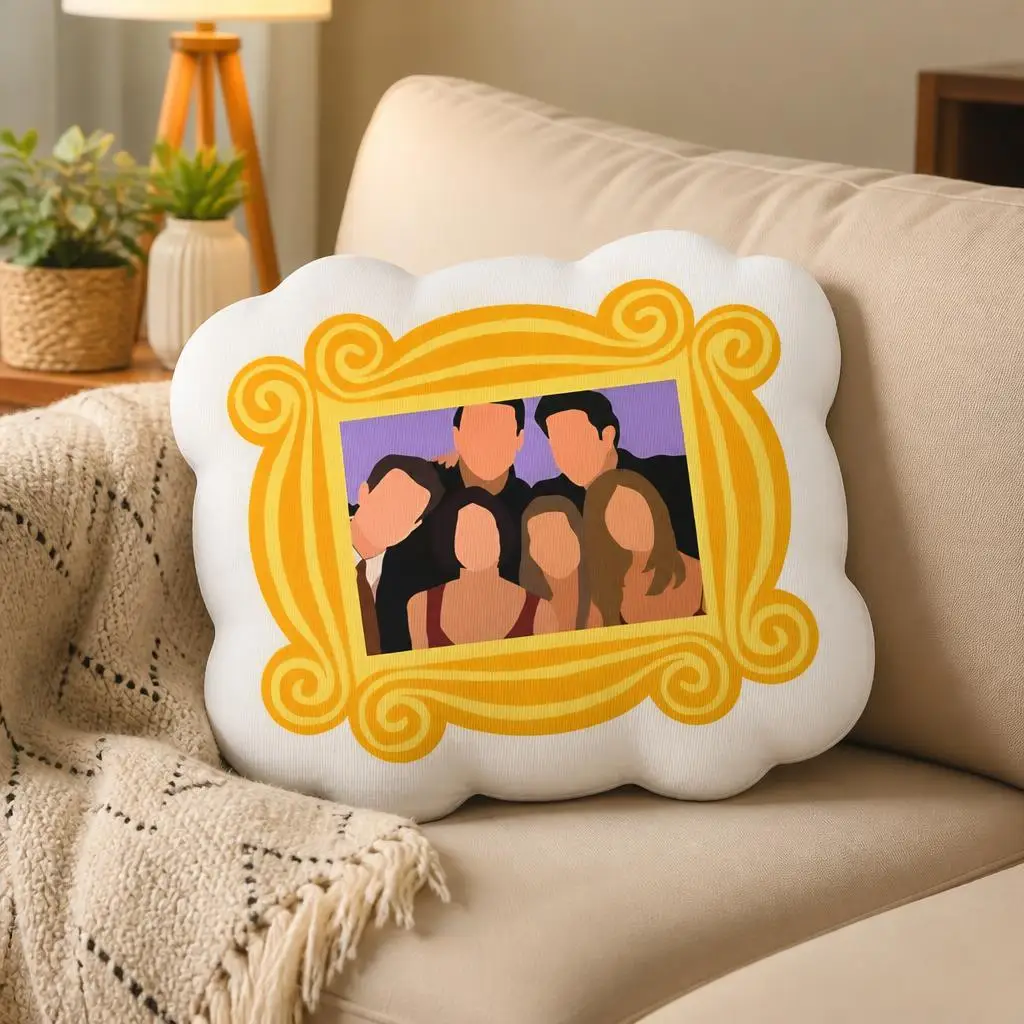 Friends TV Show Moments Funny Pillow Cushion Irregular Stuffed Throw Pillow Home Decor Gift Sofa Bed