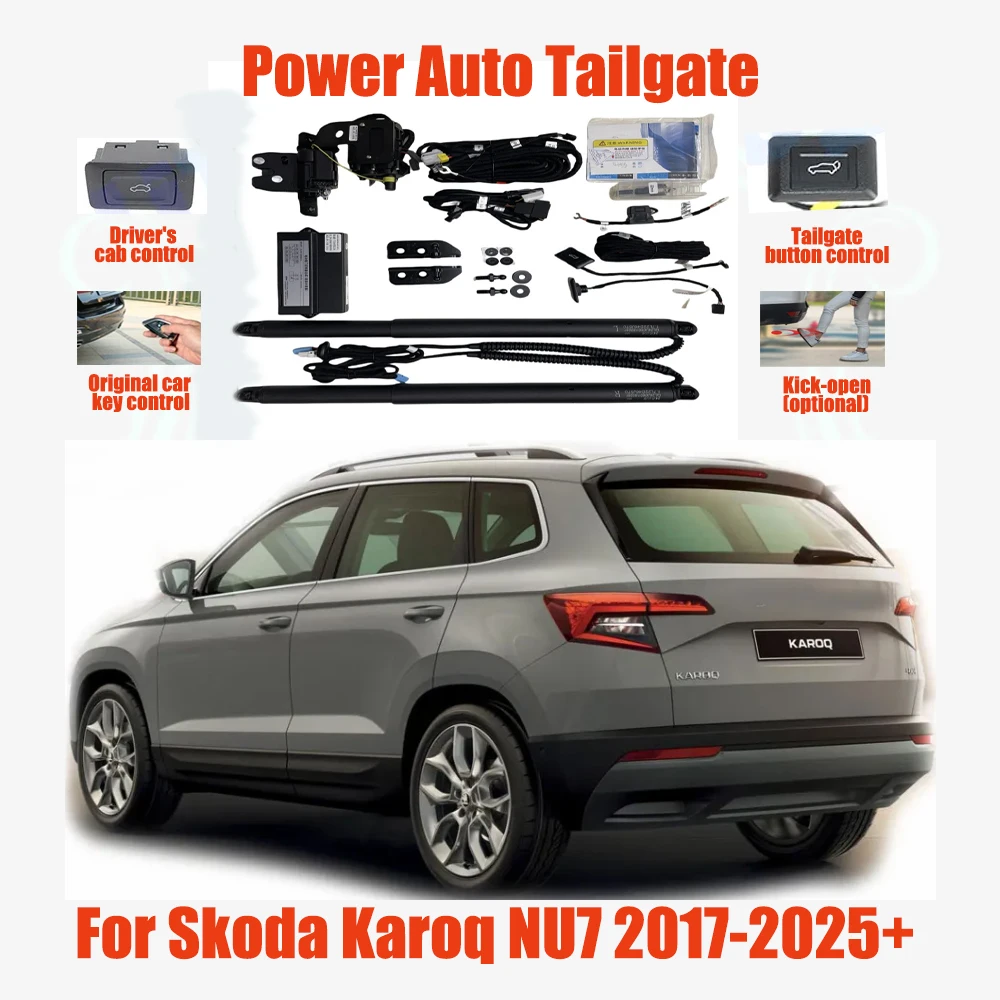 

For Skoda Karoq NU7 2017-2025+ Electric tailgate automatic suction locks suitable Trunk modification system