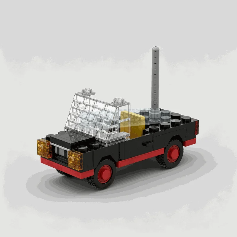 NEW 3175PCS Retro Classic City Convertible Roadster MOC Building Blocks Large Scale Vintage Open Roof Town Car Brick Toy Gifts