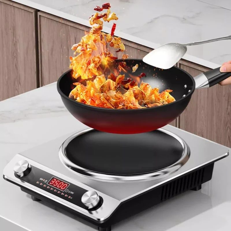 

Коммерческая индукционная плита, вогнутая мощная бытовая кухонная вогнутая электромагнитная плита, кухонная плита, новая модель